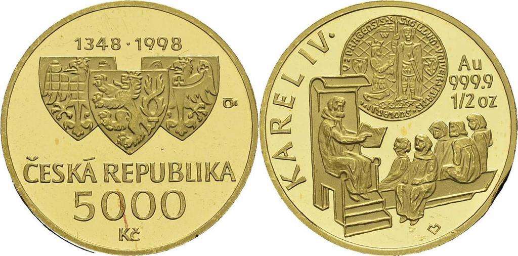 юбилейная монета 5000 крон